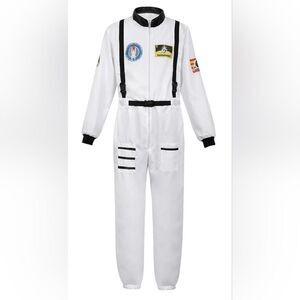 White Astronaut Halloween Costume Men's Size L